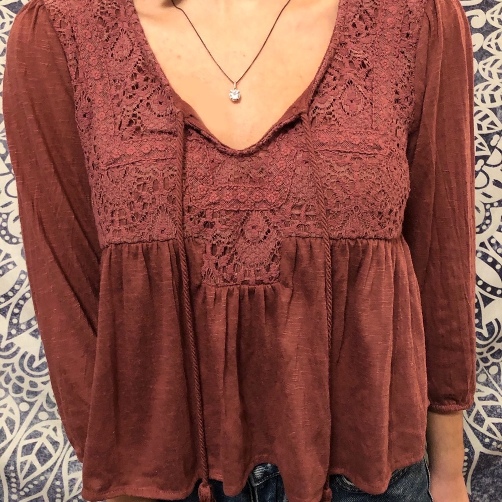 Mauve Blouse
